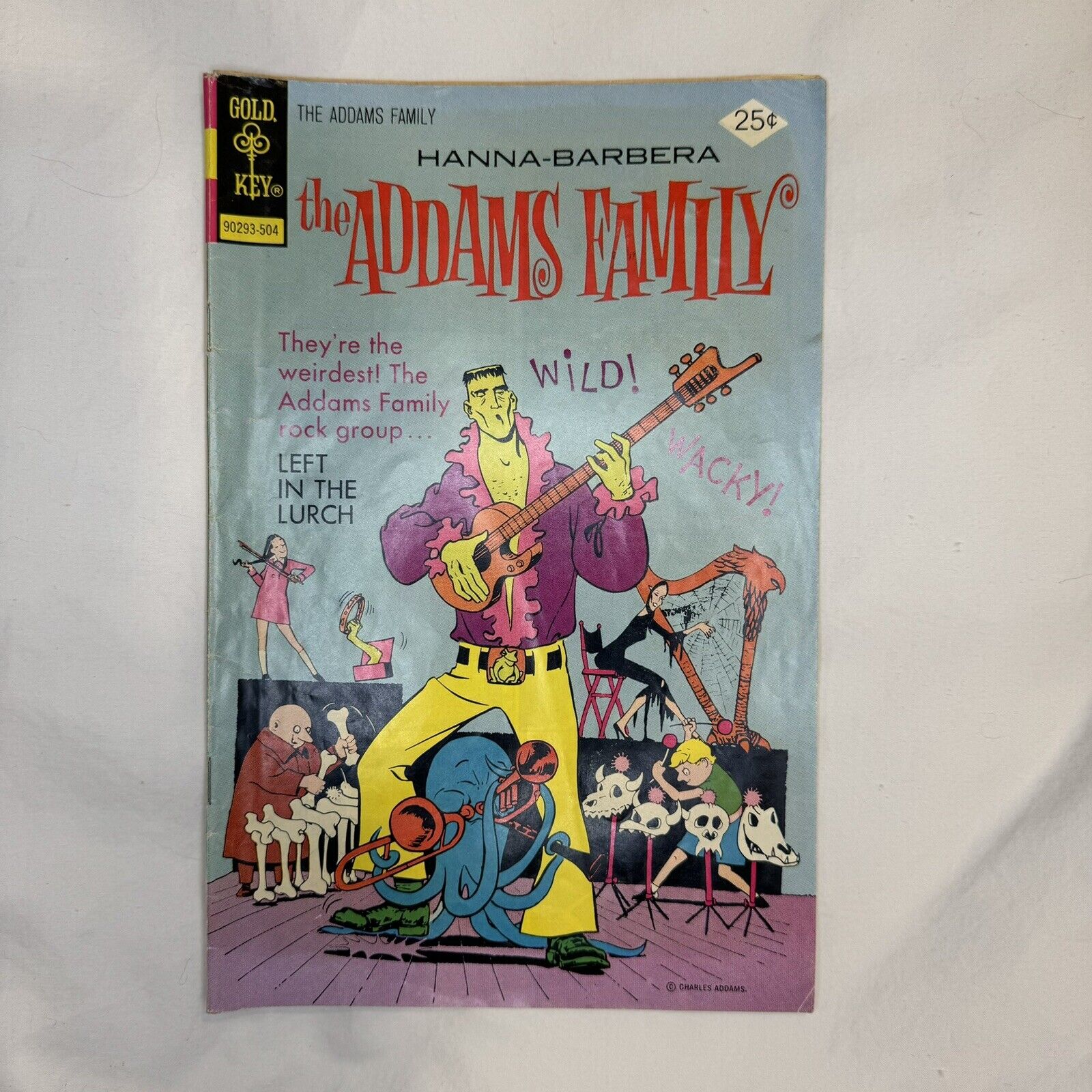 Gold Key Comics - Hanna-Barbera The Addams Family comic - No 3, April 1975 Lurch