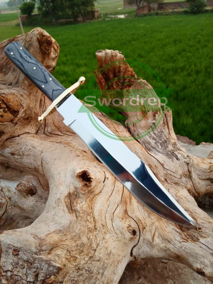 Handmade Western Style Fixed Blade Bowie Knife J2 Steel