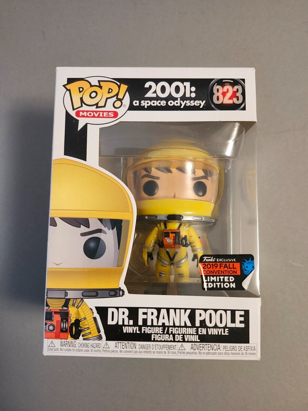 Funko Pop 2001 A Space Odyssey 823 Dr. Frank Poole 2019 Fall Convention