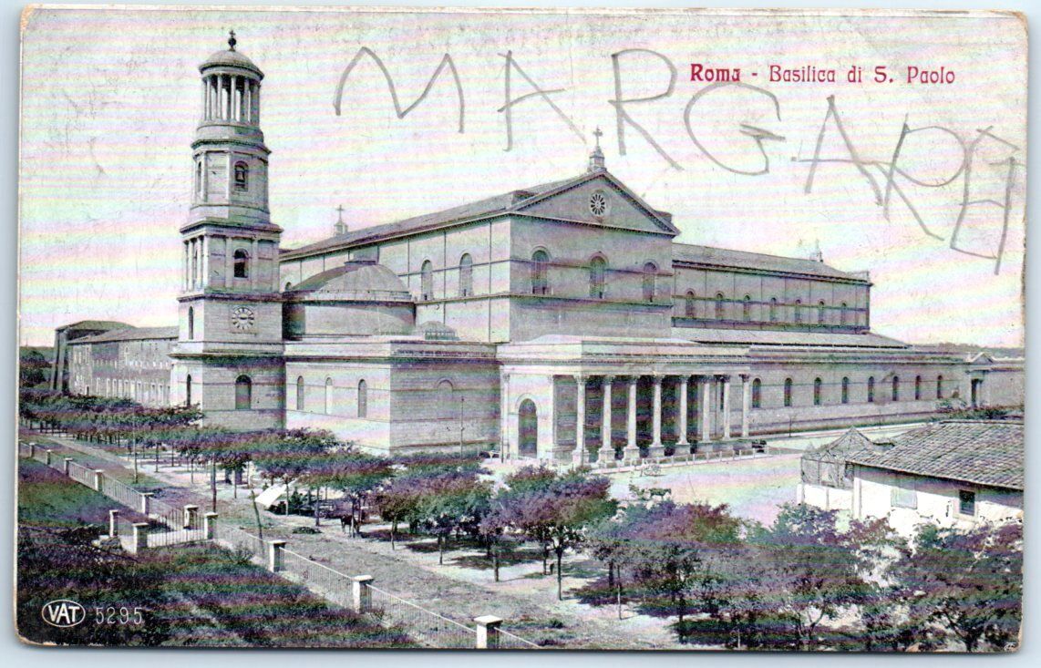 Postcard - Basilica of Saint Paul, Rome, Italy