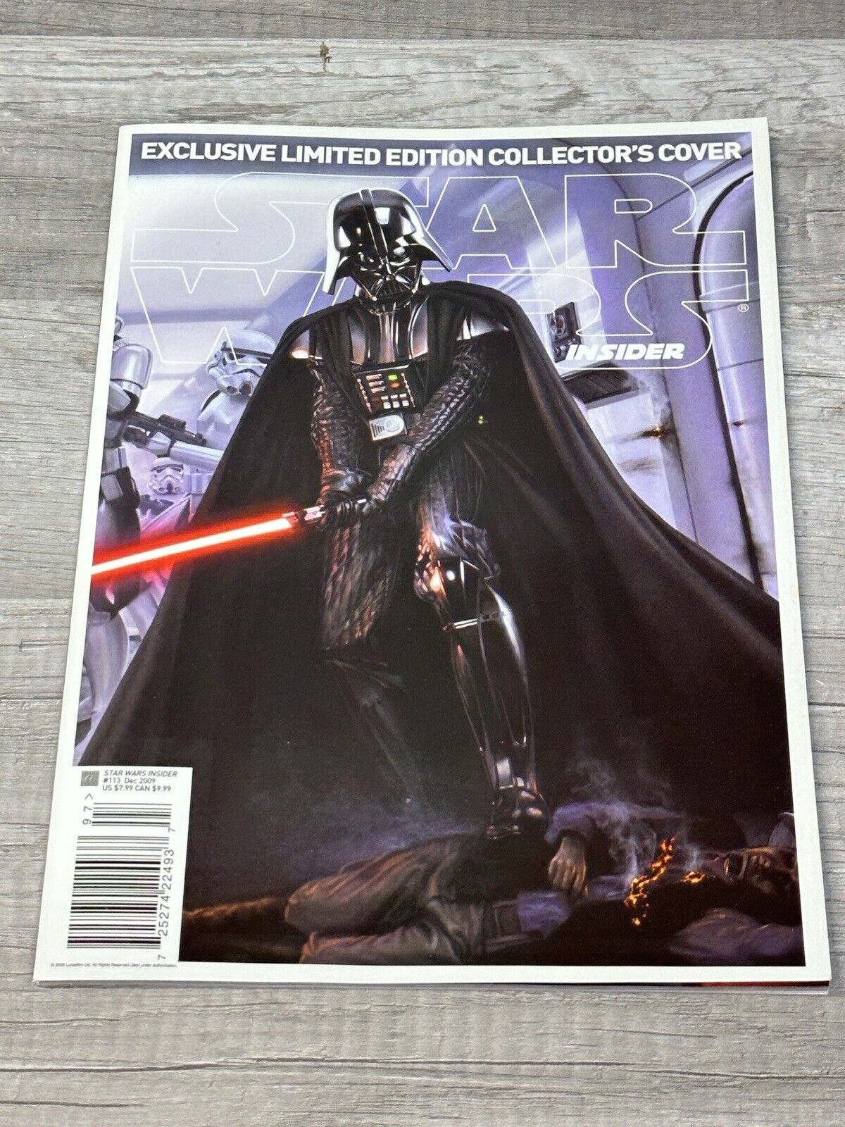 Star Wars Insider 113 December Titan Limited Edition Cover Darth Vader Thrawn D2