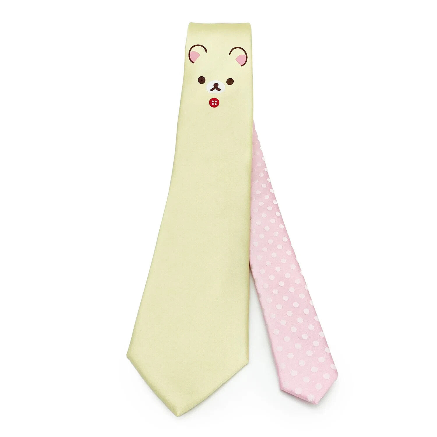 Presale San-X Rilakkuma Korilakkuma Face Tie Necktie Beige Japan Limited Cosplay