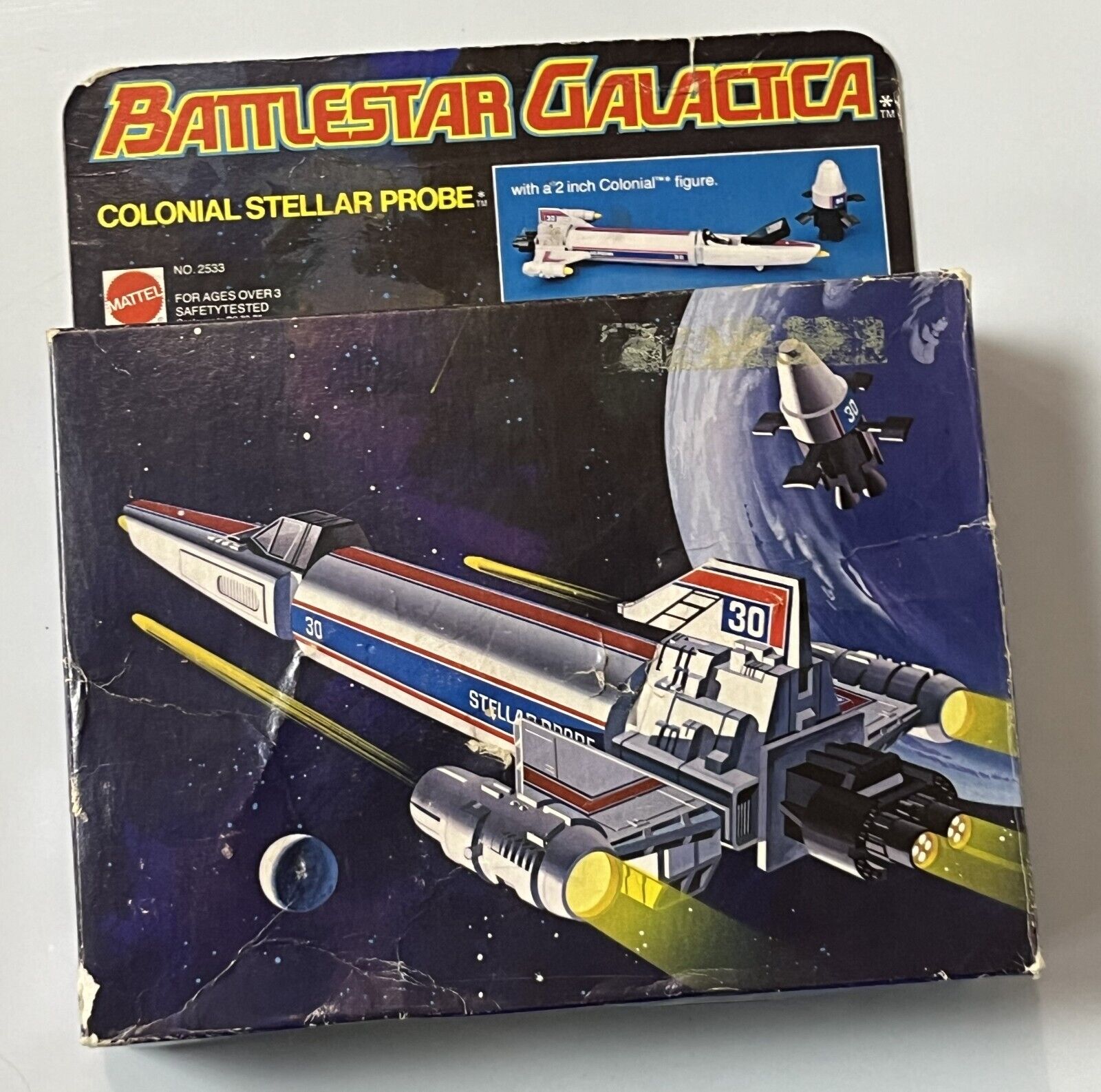 Original 1978 Mattel Battlestar Galactica Colonial Stellar Probe COMPLETE SET