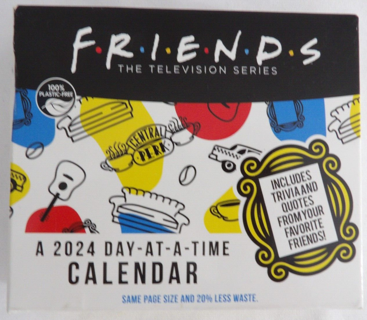 Friends The Television Series 2024 Day-At-A-Time Calendar Trivia & Quotes NEW
