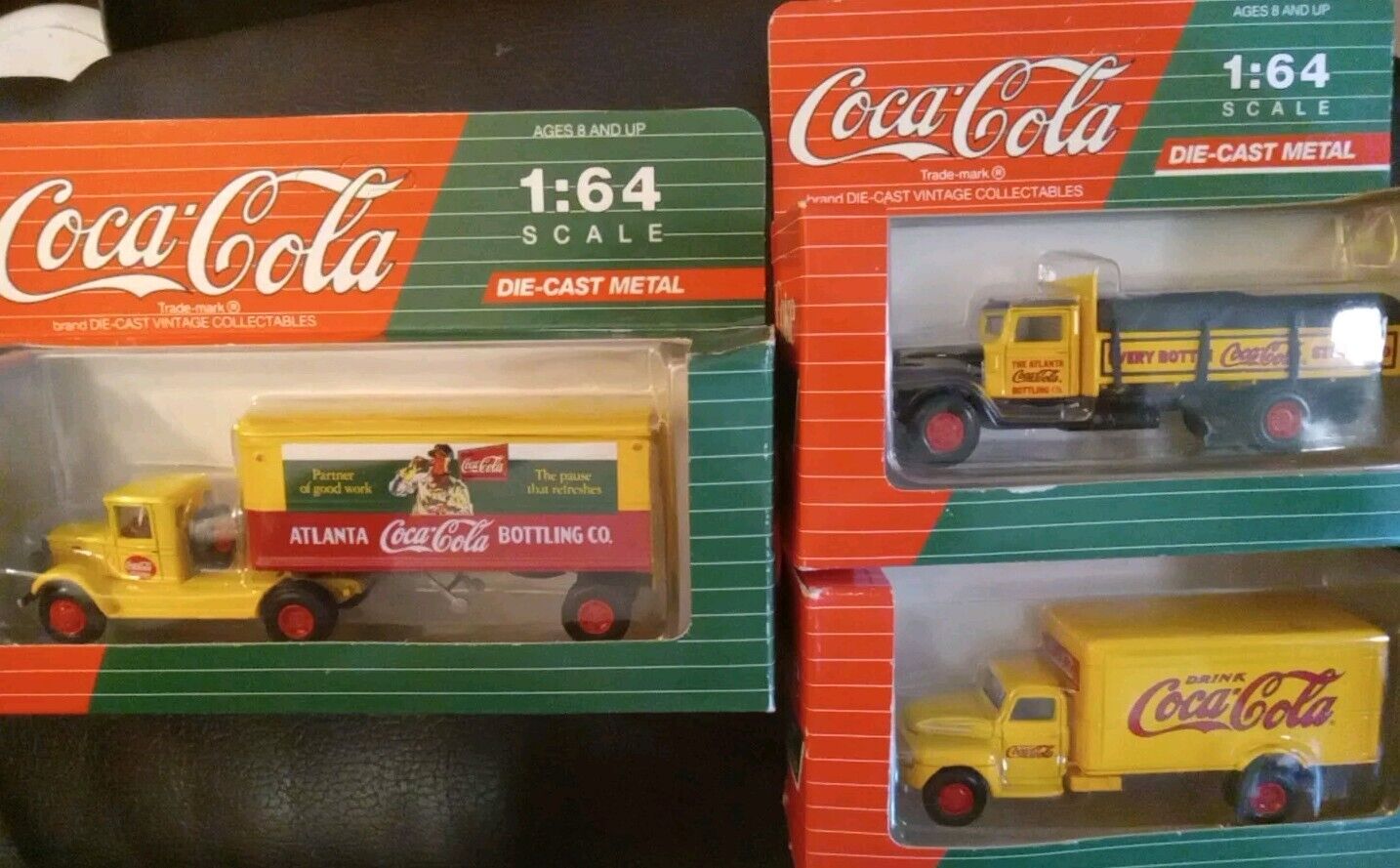Vintage 1993 Die-cast Metal Coca-Cola Trucks