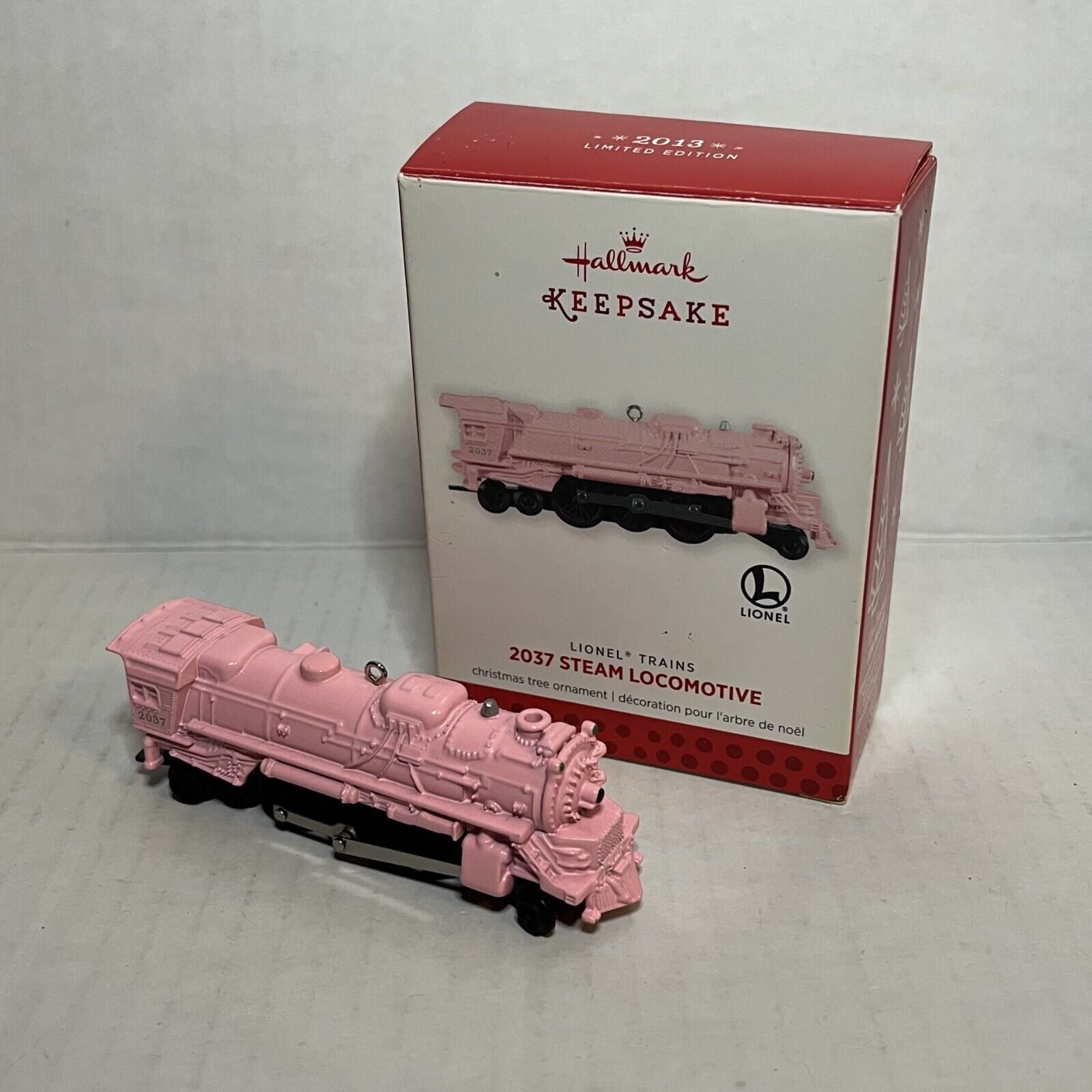 Hallmark Keepsake 2013 LIONEL 2037 Steam Locomotive Limited Edition Ornament NIB