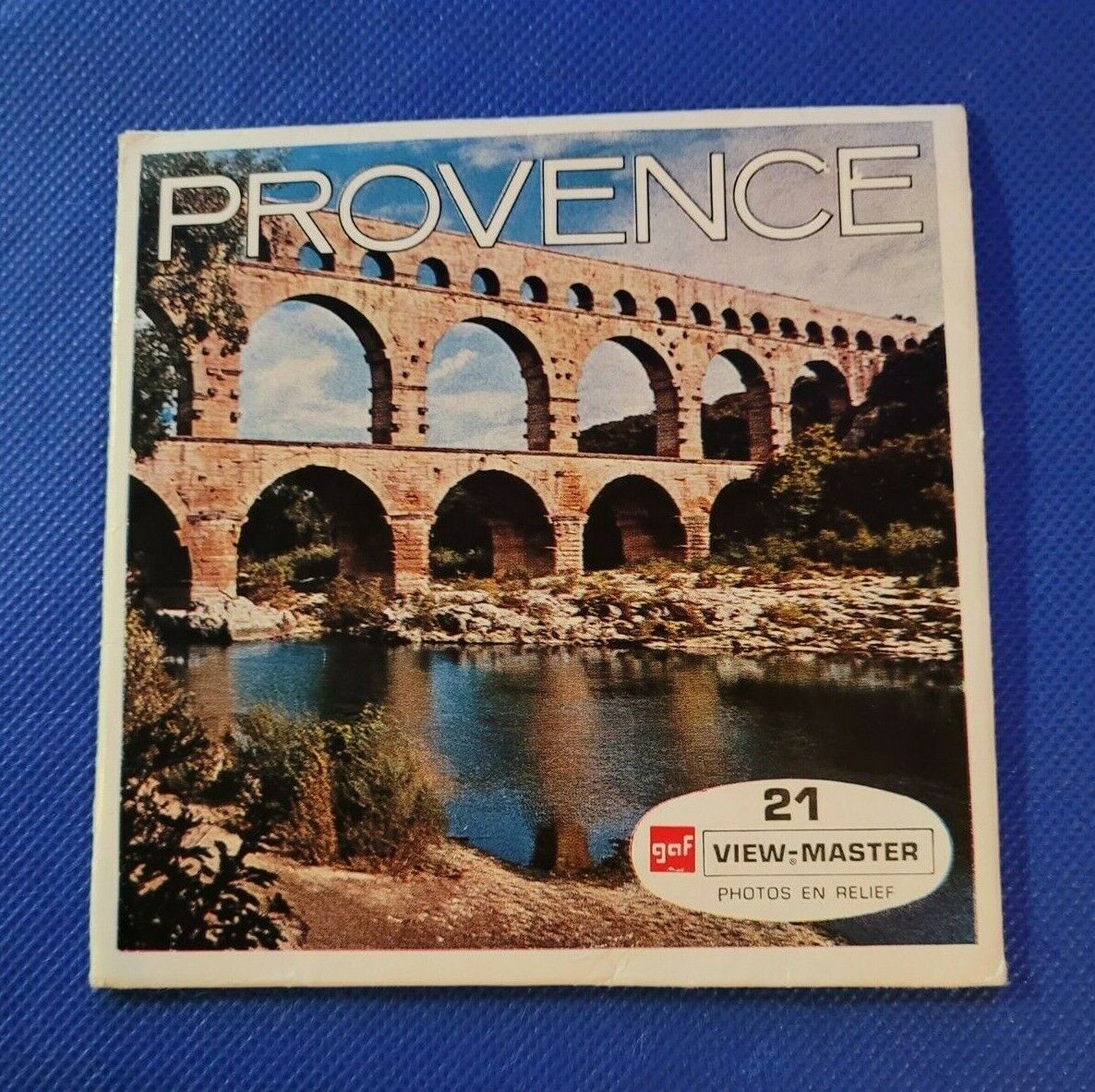 Gaf Vintage C207 F Provence France French view-master 3 Reels Packet Reel