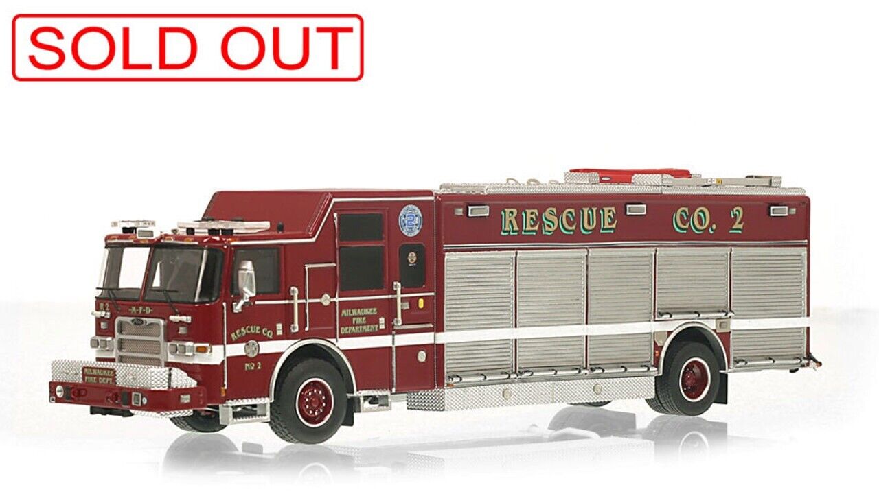 Fire Replicas Milwaukee Fire Department Rescue Co 2 Pierce Arrow XT Heavy Rescue