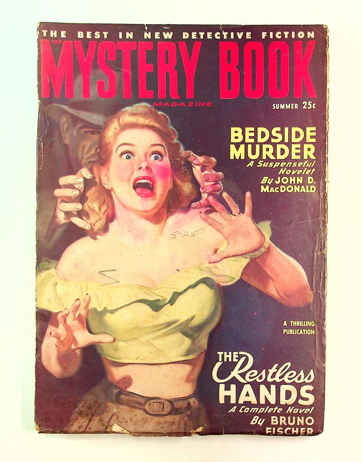 Mystery Book Magazine Pulp Jun 1949 Vol. 8 #3 VG