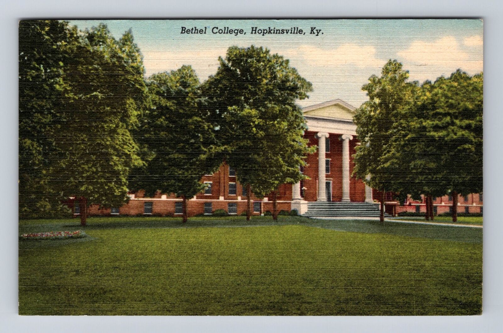Hopkinsville KY-Kentucky, Bethel College, Antique, Vintage c1961 Postcard