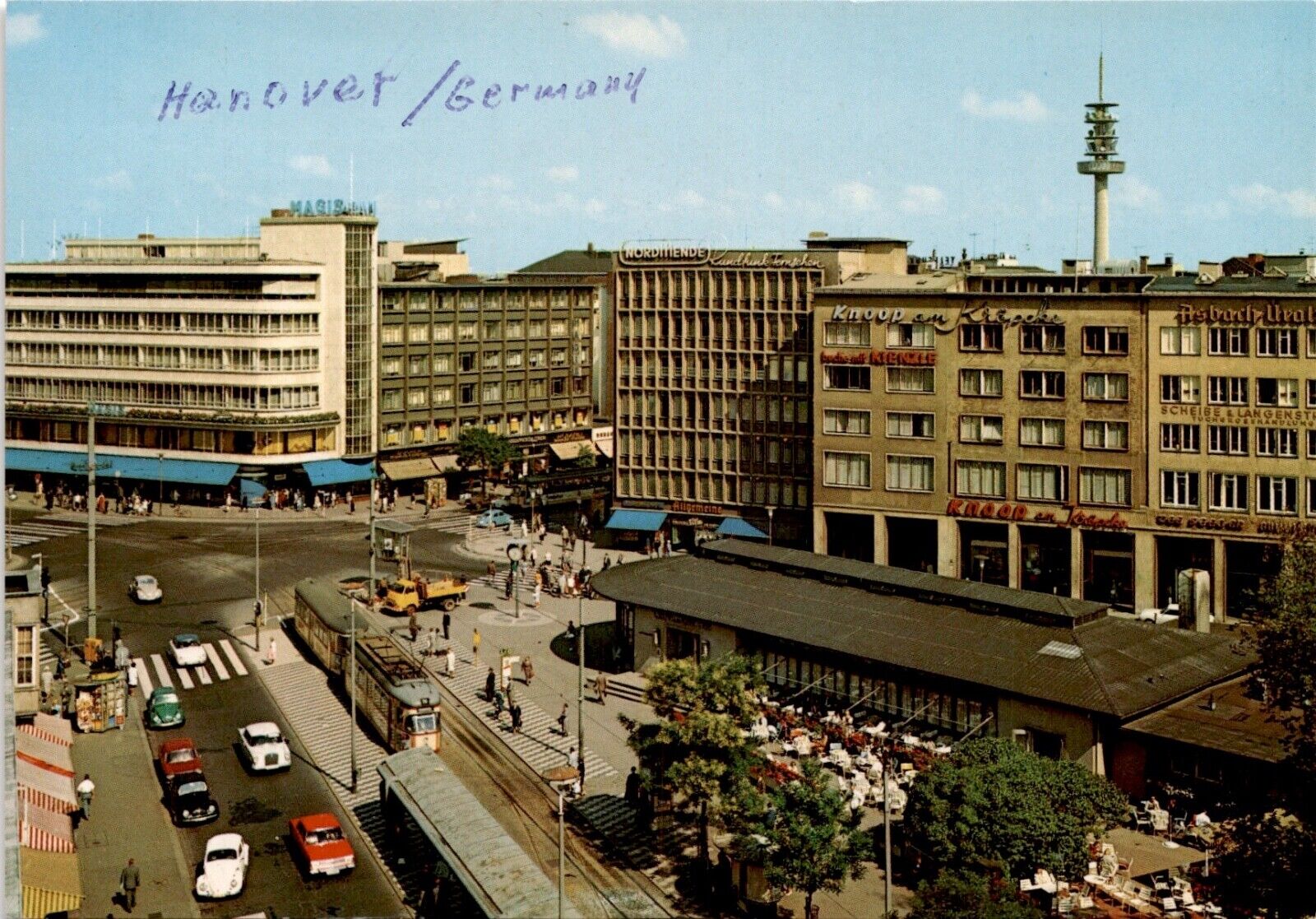 Hanover, Germany Vintage Chrome Postcard