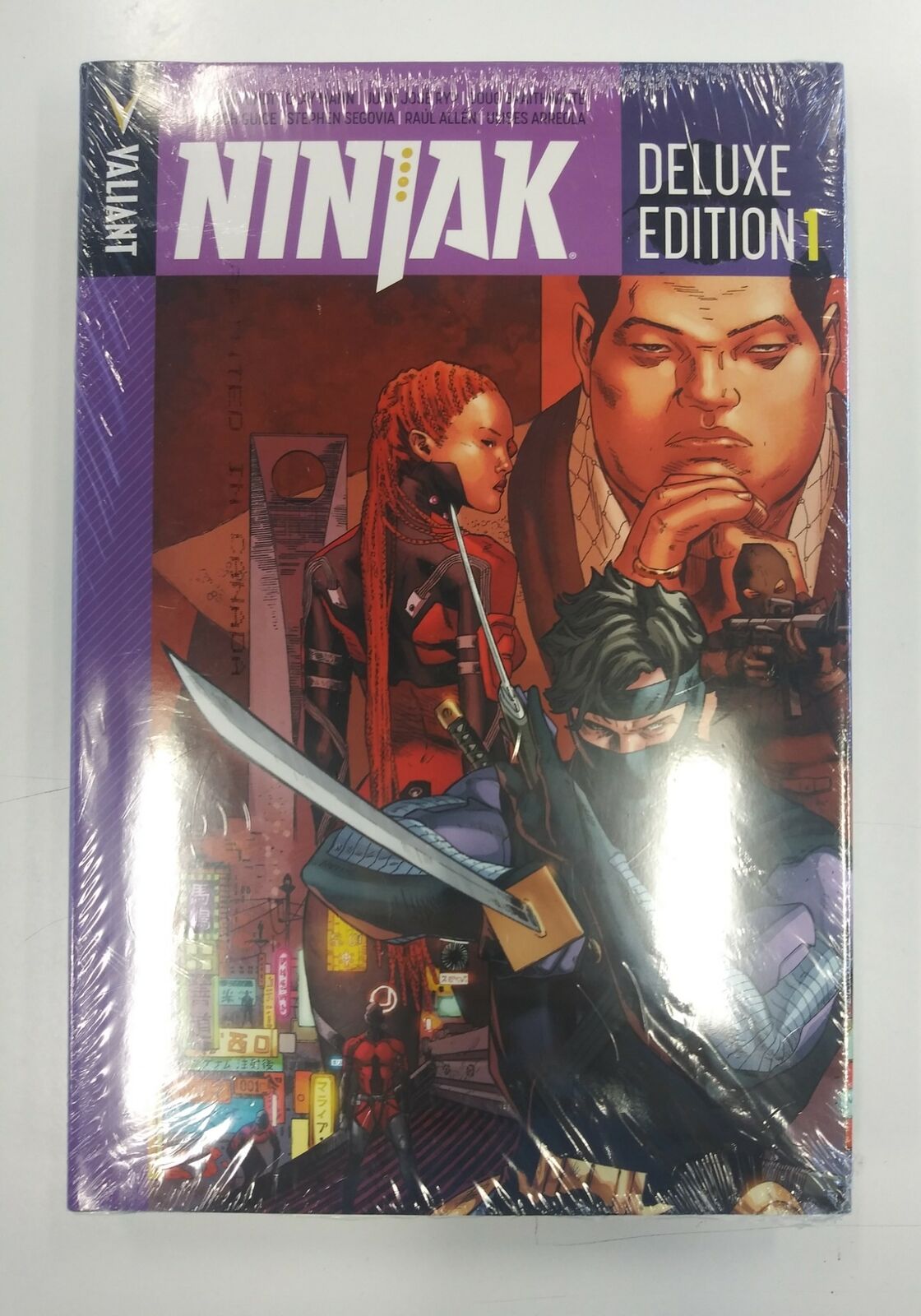 NINJAK DELUXE EDITION #1 HARDCOVER HC VALIANT SEALED IN PLASTIC SEE PICS