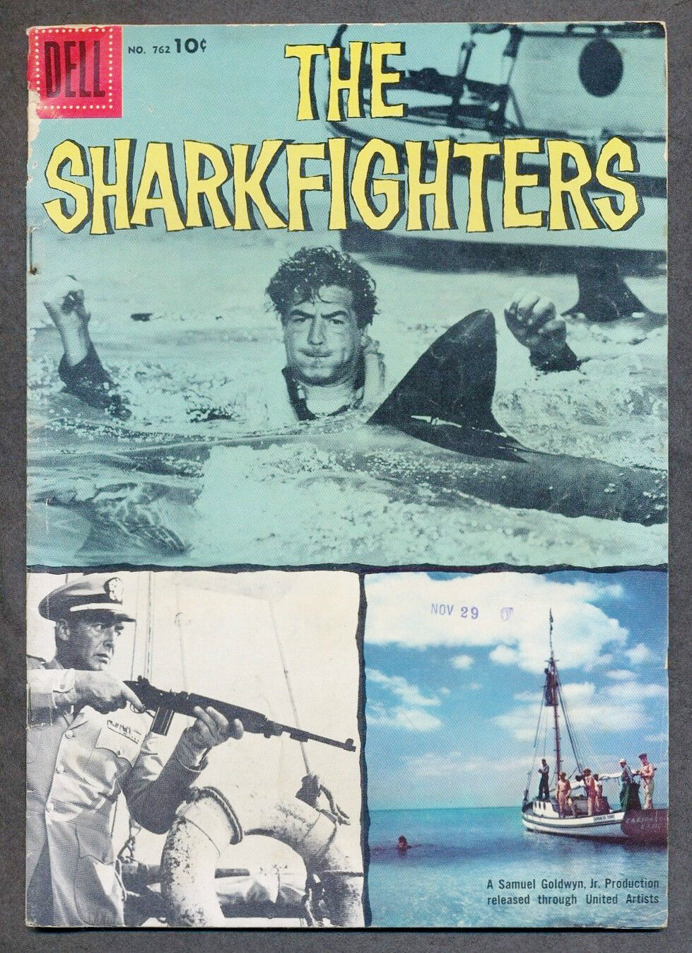 THE SHARKFIGHTERS #1, (Four Color #762), FN(-), Dell, 1956