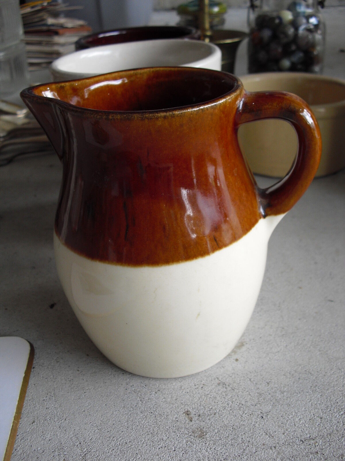 Vintage RRP Co Roseville O Tall Water Pitcher