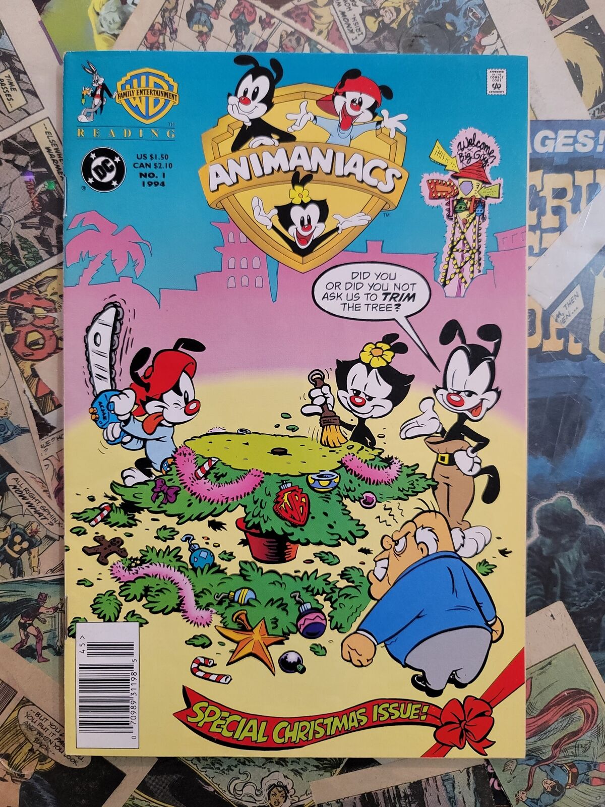 ANIMANIACS: A CHRISTMAS SPECIAL #1 Newsstand 6.5