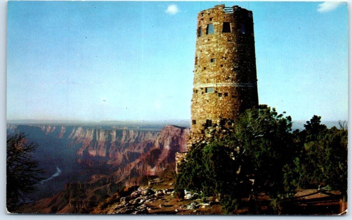 Postcard - The Watchtower At Desert View, Grand Canyon National Park - Arizona