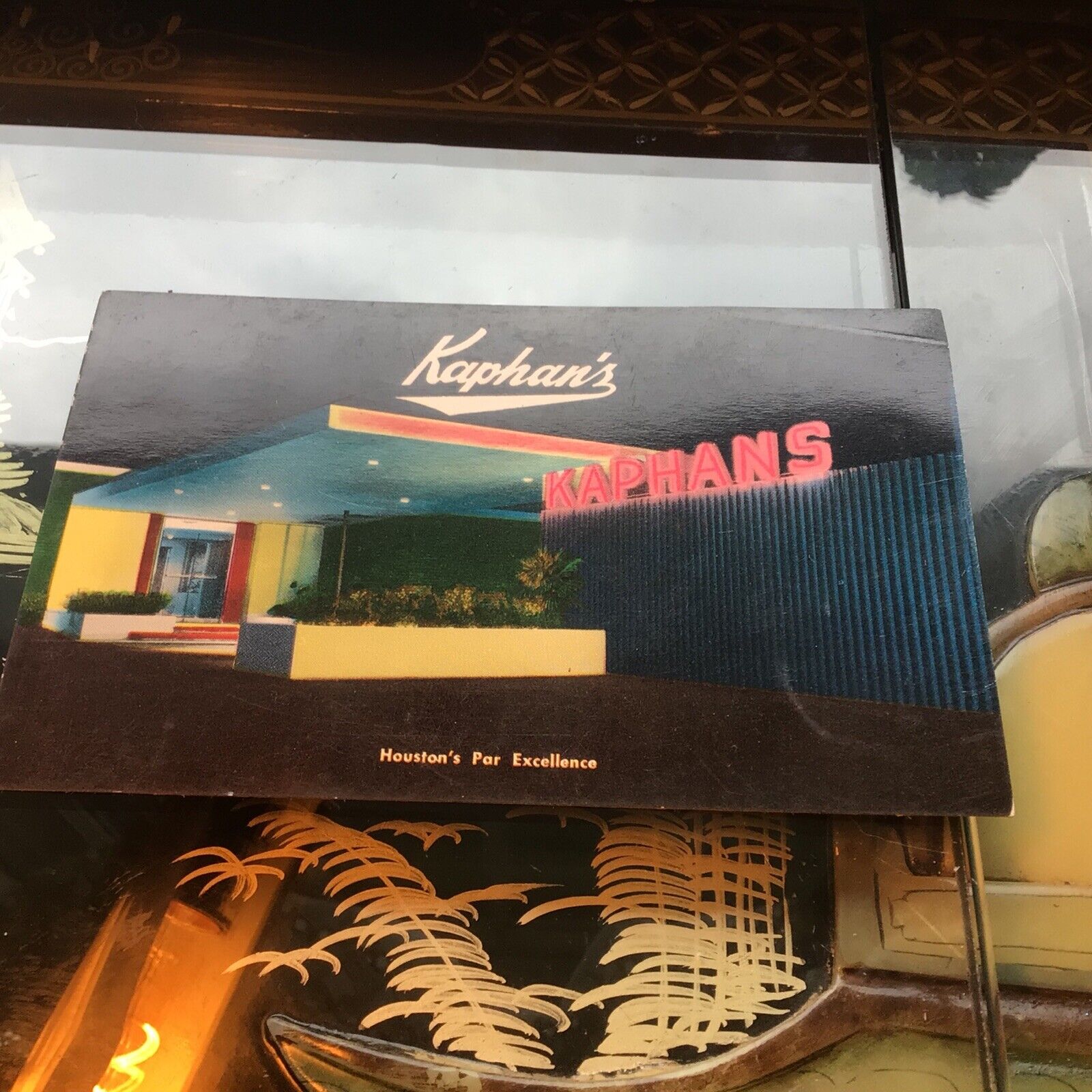 Houston Texas Kaphan's Restaurant Vintage Postcard AA32165