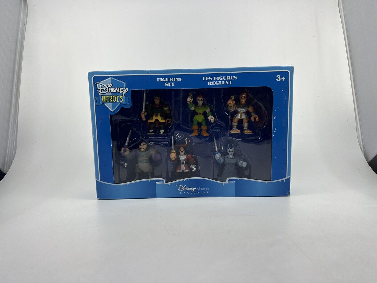 Disney Heroes 6 Figurine Set Disney Store Exclusive New in Box