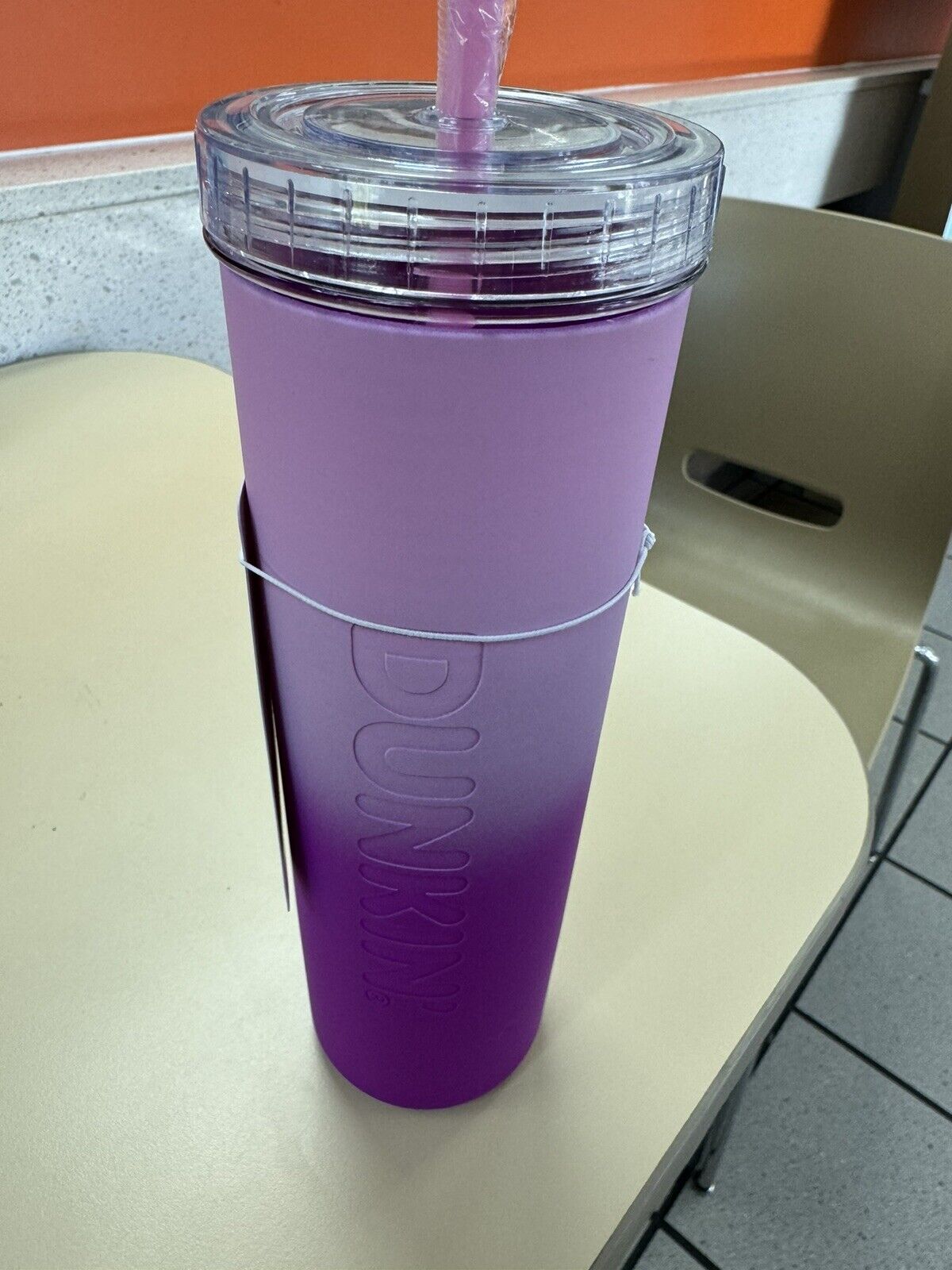 Dunkin’ Spring/Summer 2024 Collection - Purple Ombré Silicone Tumbler/Sipper