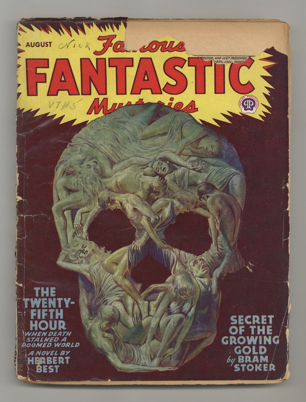 Famous Fantastic Mysteries Pulp Aug 1946 Vol. 7 #5 GD 2.0