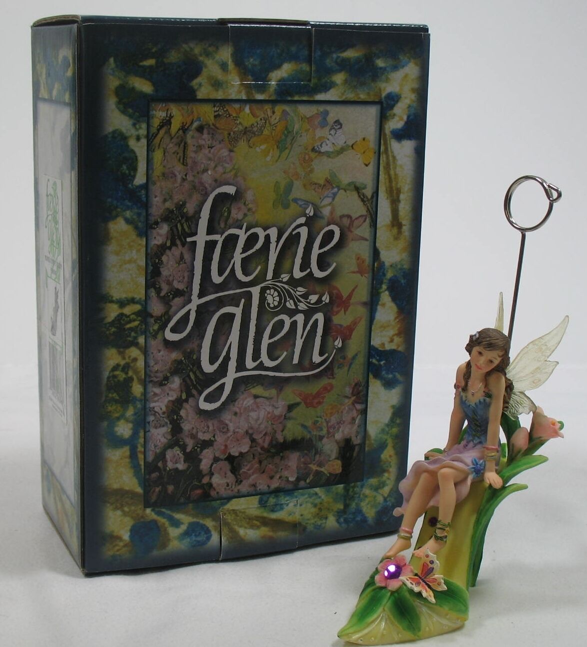 Retired Faerie Glen Moonglimmer's Picture Fairy Figurine FG86366 New w/Tag