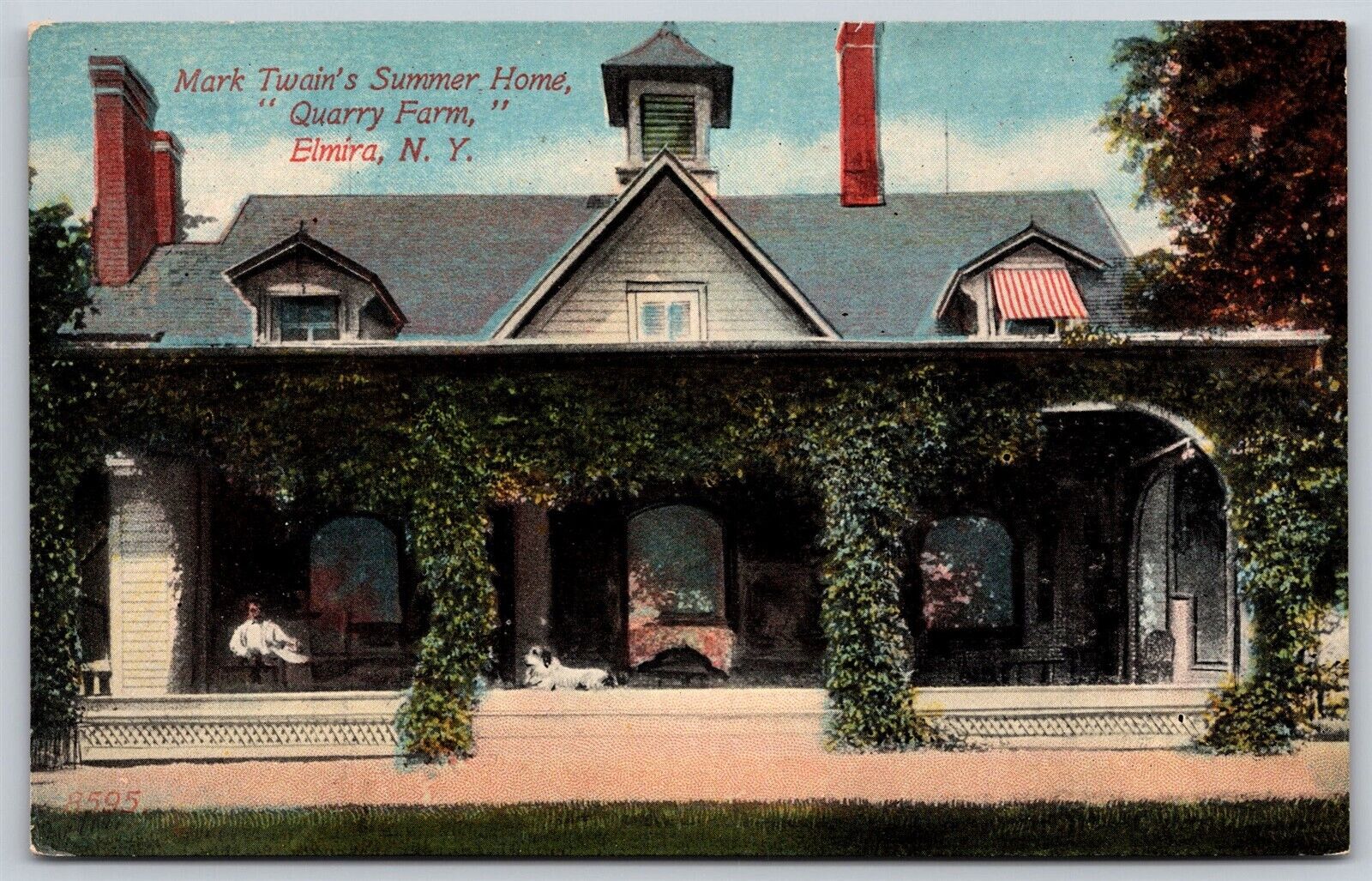 Postcard Mark Twain\'s Summer Home \