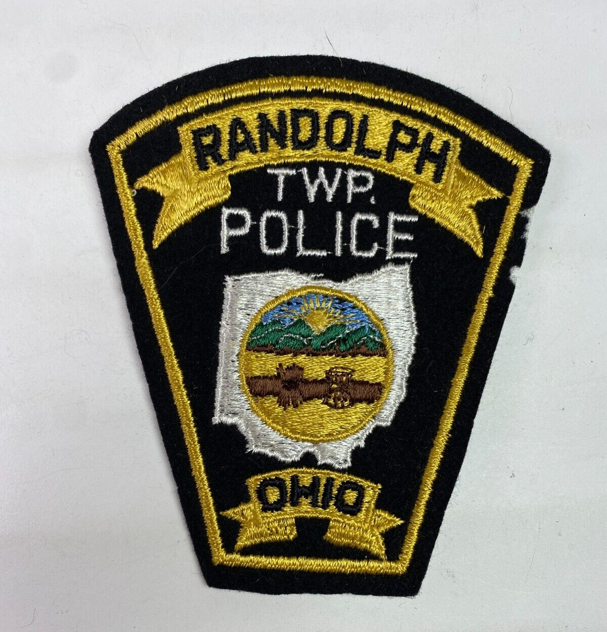 Randolph Township Police Felt Ohio Patch E3