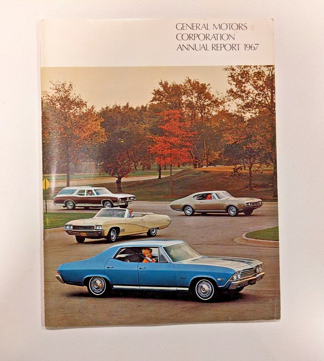 1967 GM Annual Investors/Shareholders Report RARE