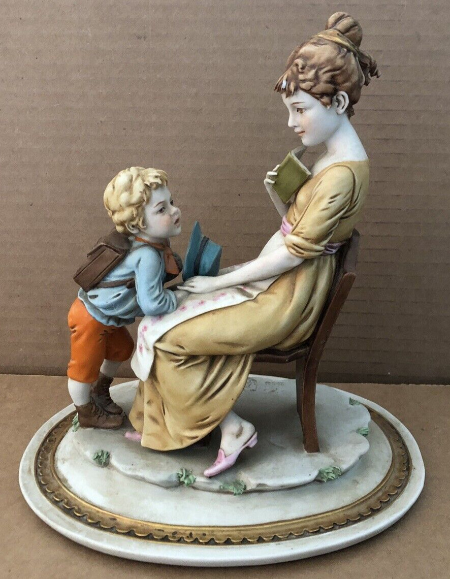 Luigi Giorgio Benacchio Figurine Triade Capodimonte Florence Statue Mother Child