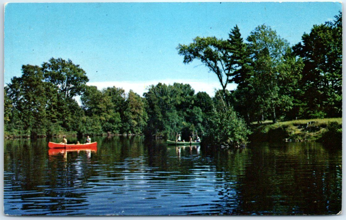 Postcard - A Dream For The Canoeist - New York