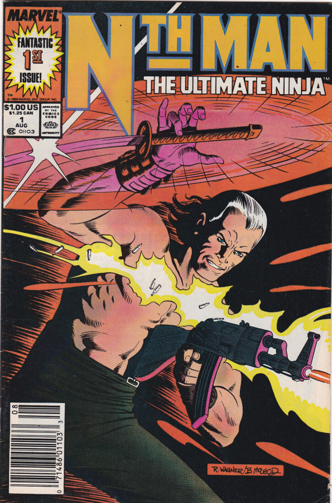 Nth Man #1 Newsstand 1989 Marvel Comics | Combined Shipping B&B High Grade
