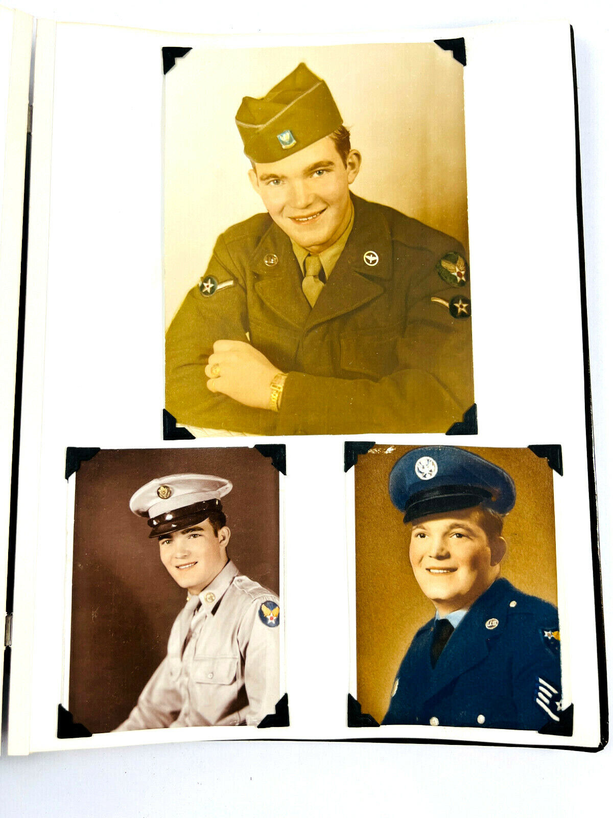 vtg 1940s 50s Air Force Photo Album Kansas KS Gnome Alaska AK army military 100+