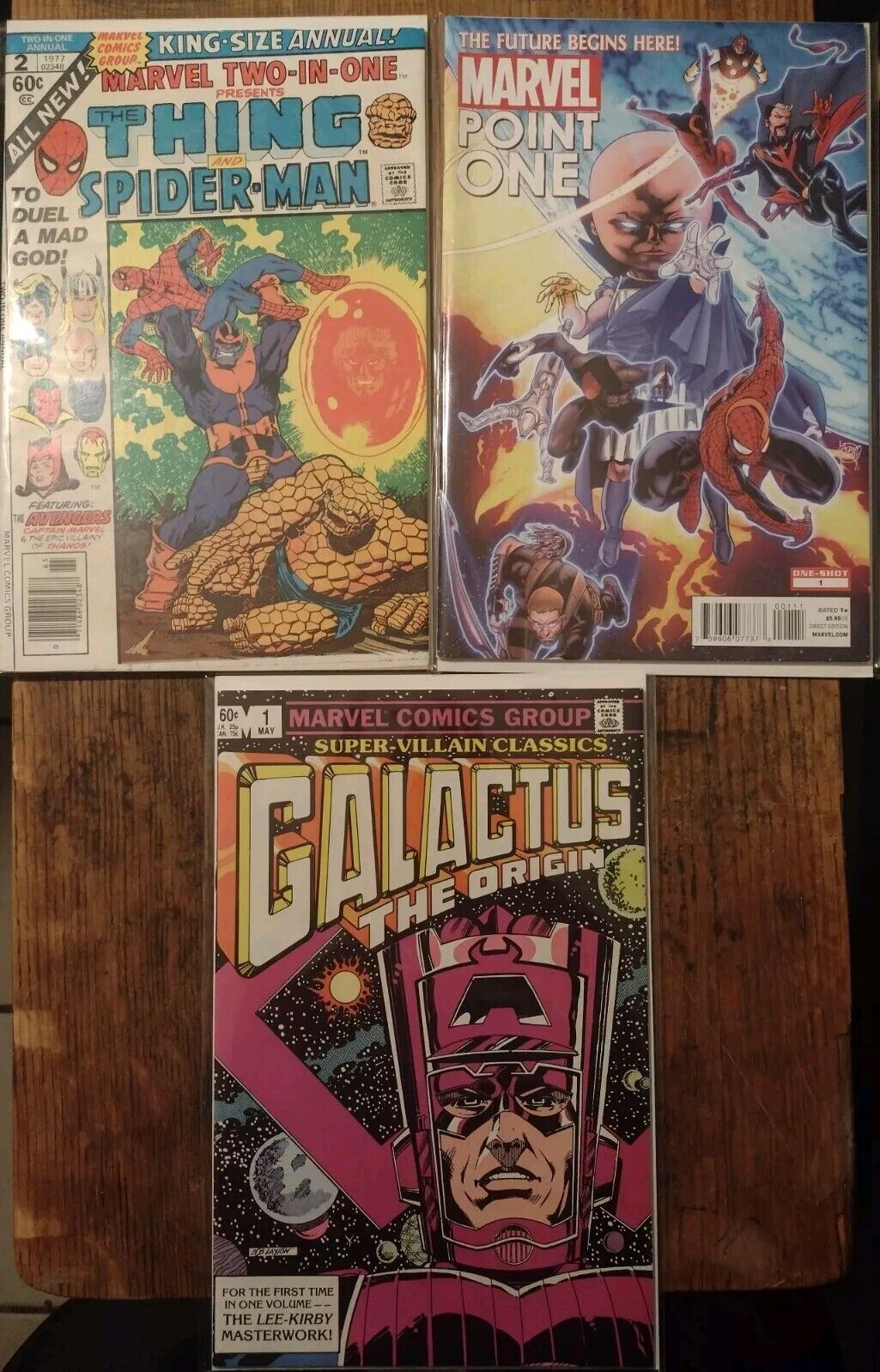Marvel Two-in One #2 Annual  (1977) & Marvel Point One 1 & Galactus The Origin 1