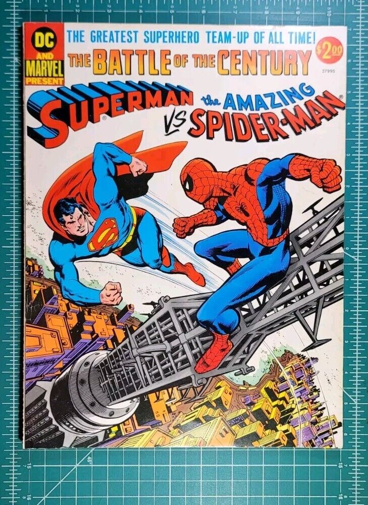 Battle Of The Century Superman Vs Amazing Spider-Man (1976) DC/Marvel Crossover