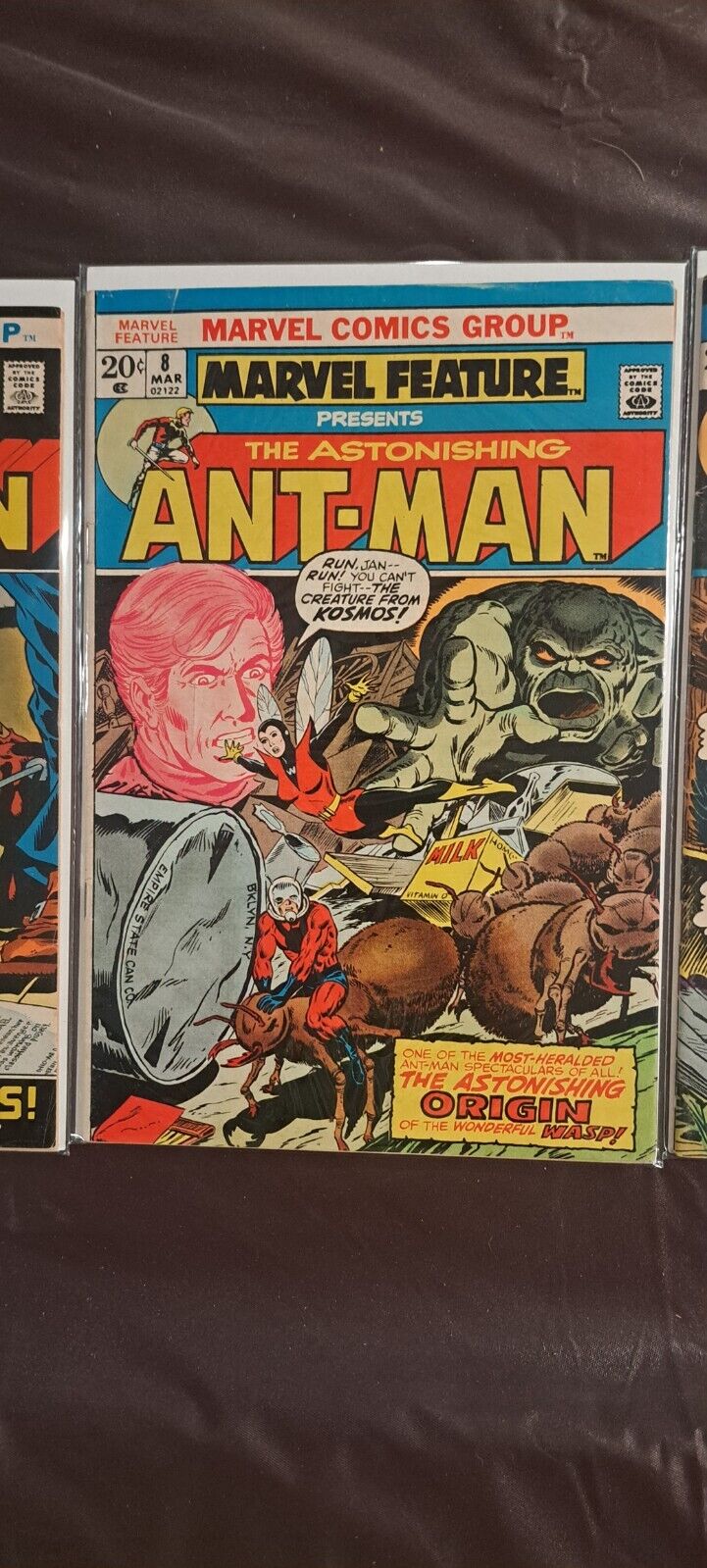 Marvel Feature #4,8,9 & 10 lot Astonishing Ant-Man 1972-1973 key issues vg