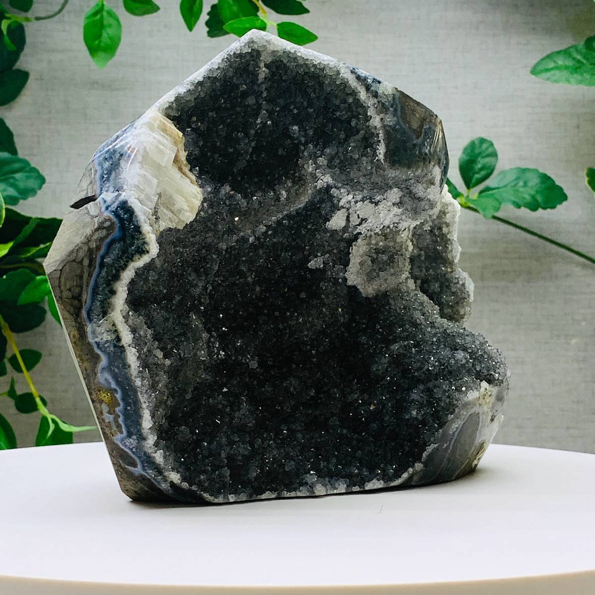 3475g Natural Amethyst Geode Mineral Specimen Crystal Quartz Energy Decoration