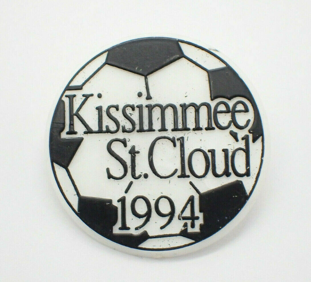 Kissimmee St. Cloud Soccer Ball Vintage Lapel Pin