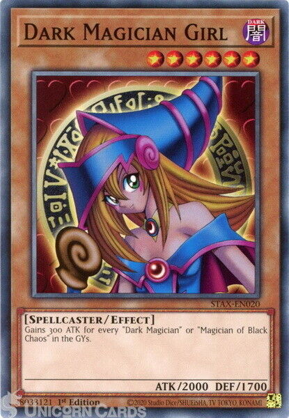 STAX-EN020 Dark Magician Girl :: Common 1st Edition YuGiOh Card