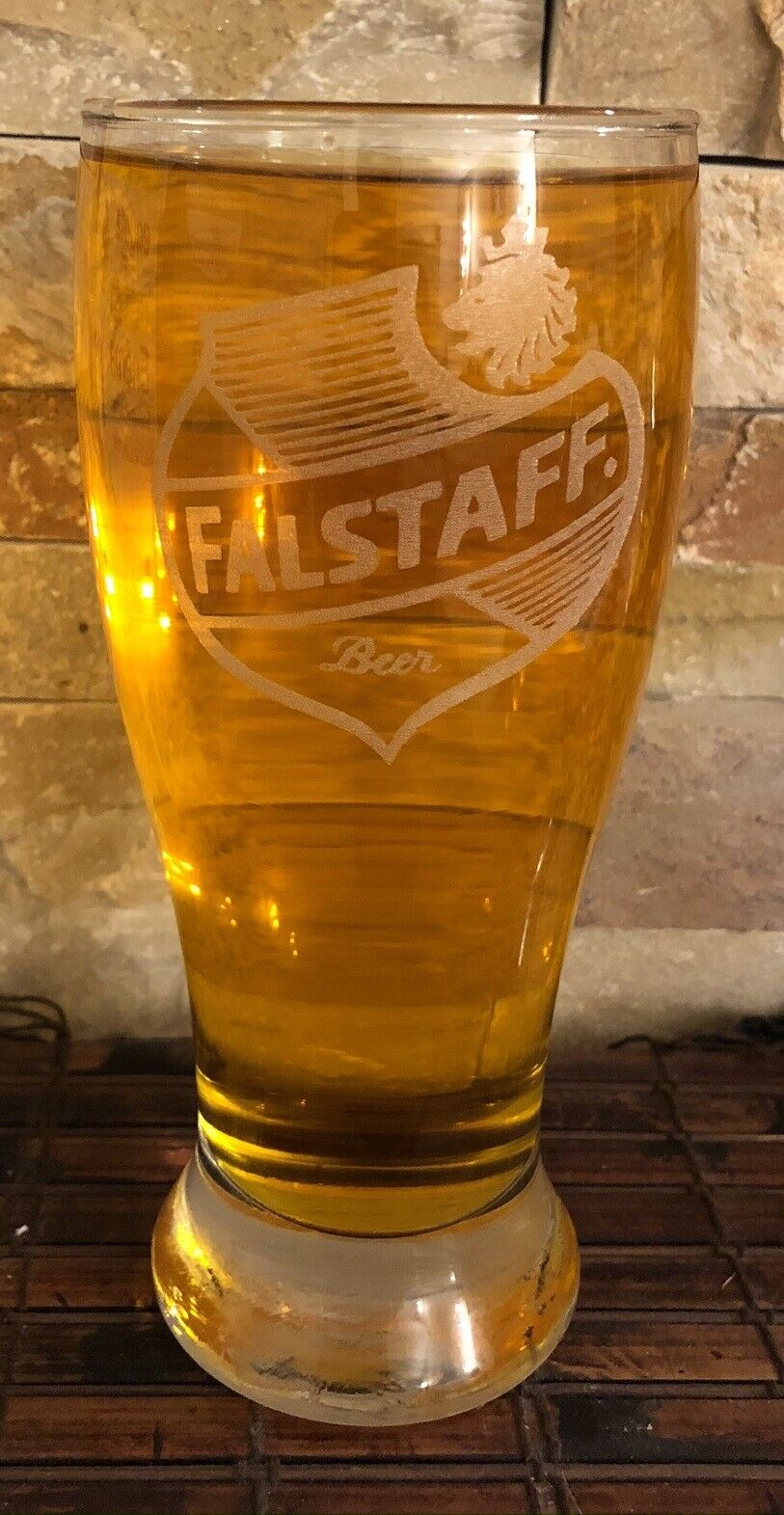 Vintage FALSTAFF Beer Glass