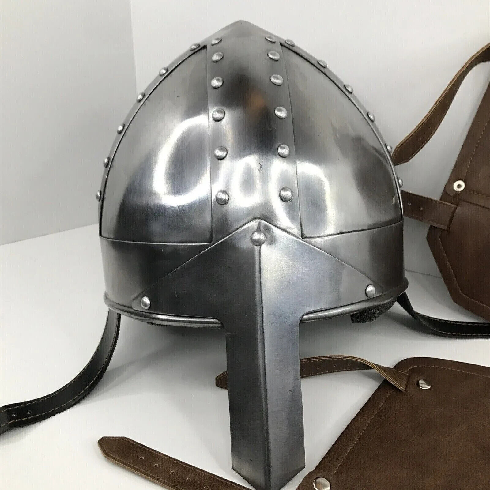 Helmet Norman Nasal Helmet Medieval Costume Armor Crusader Helmet