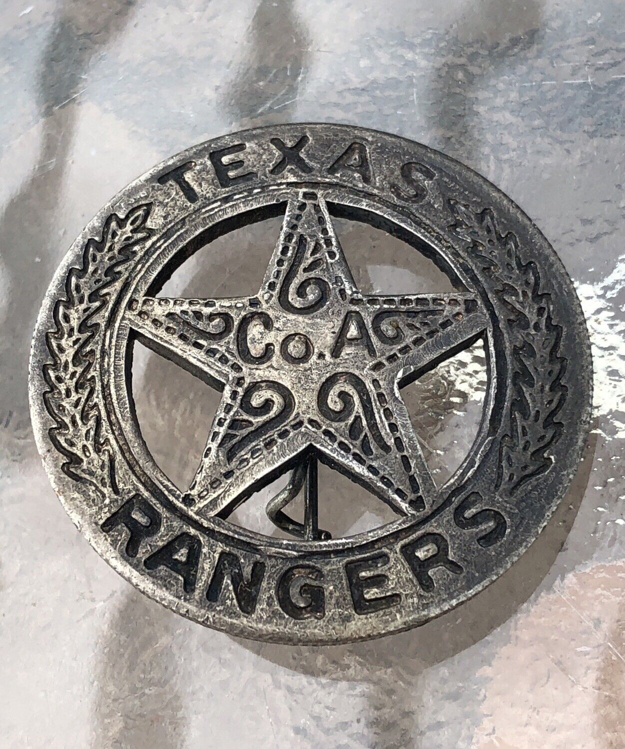 Texas Rangers Badge Collectors Metal Lapel Pin
