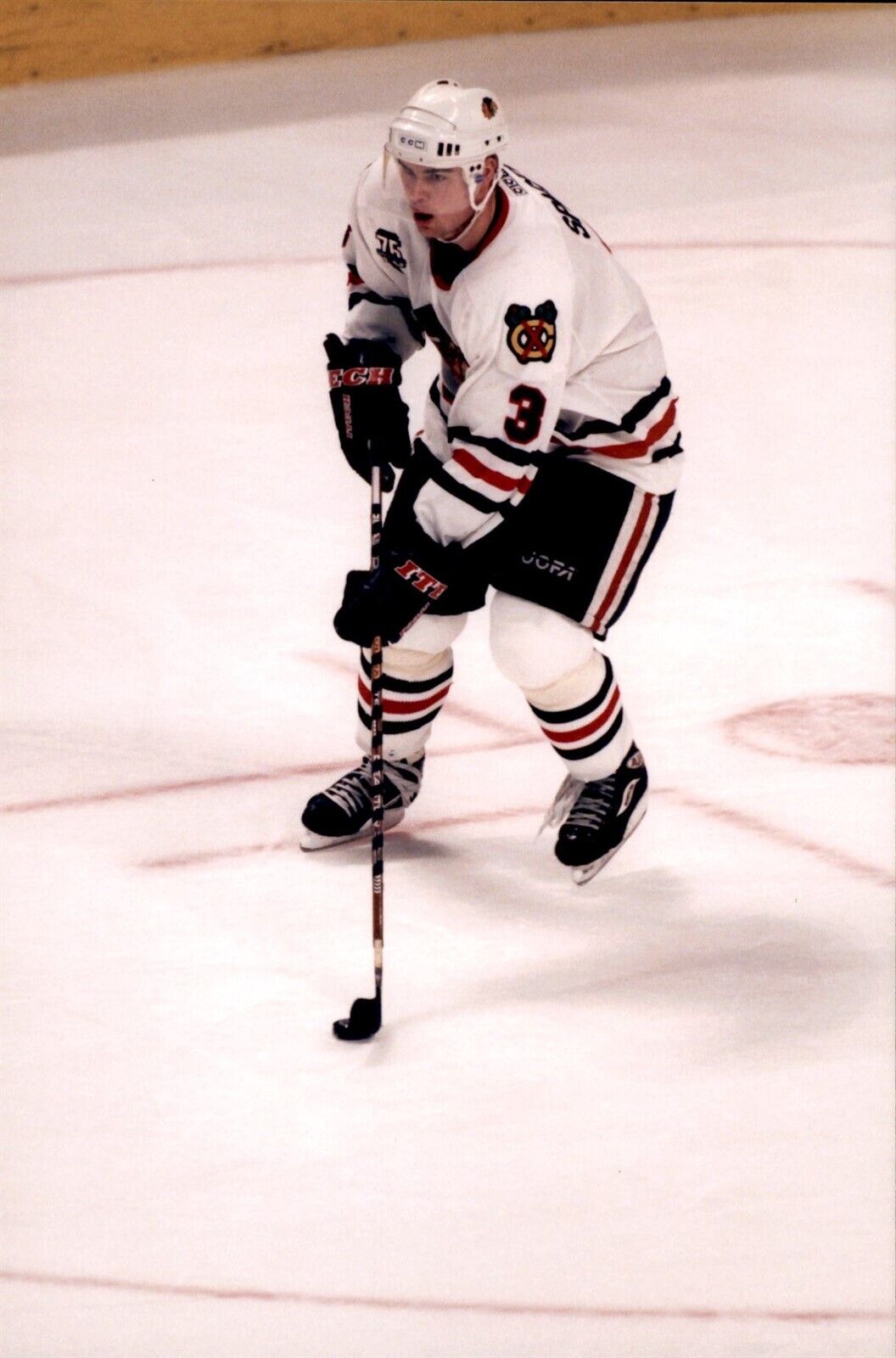 PF32 2000 Original Photo JAROSLAV SPACEK CHICAGO BLACKHAWKS NHL HOCKEY DEFENSE