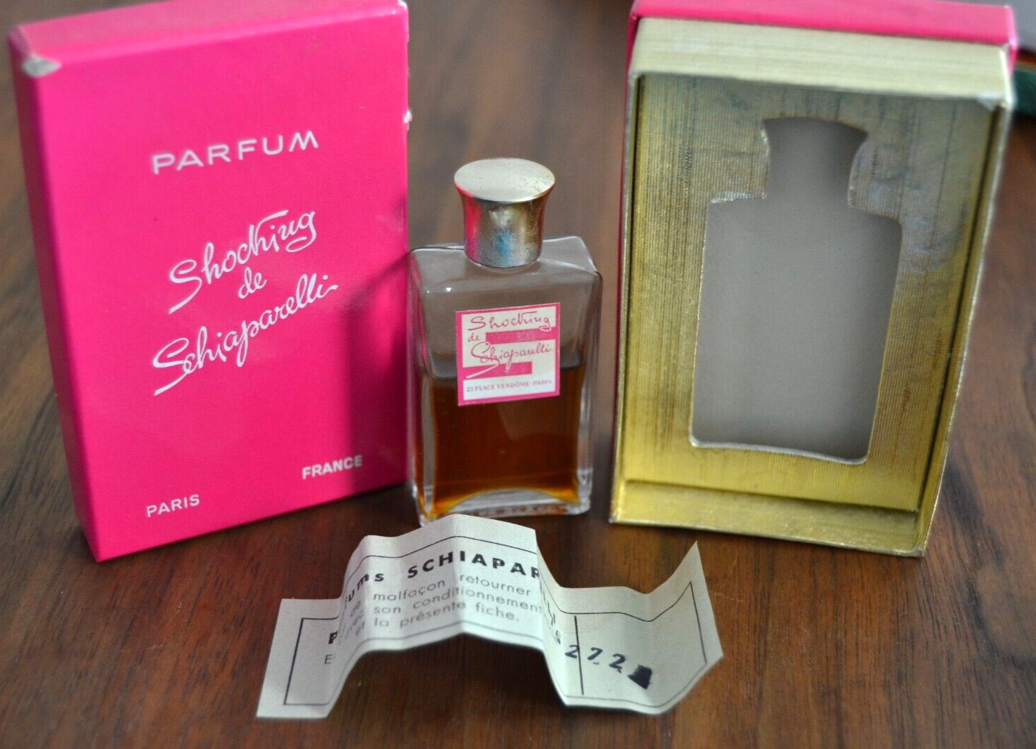 Parfum Shocking de Schiaparelli Fragrance Parfum 1/2 oz 14cc France Box w/Insert