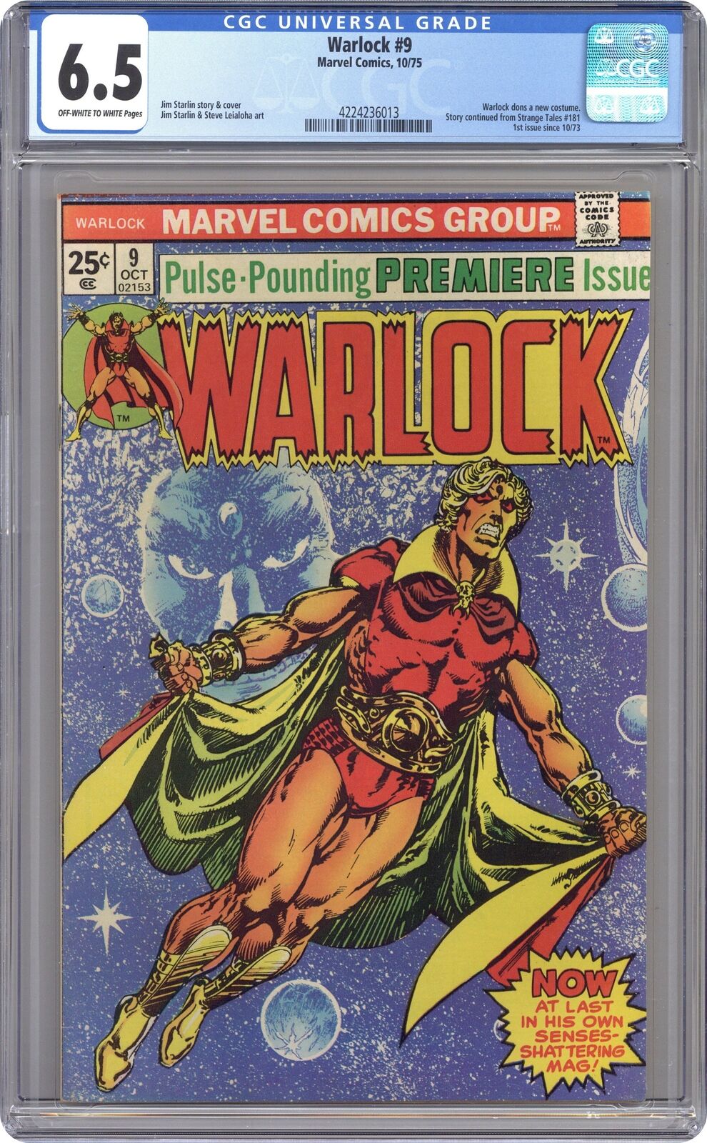 Warlock #9 CGC 6.5 1975 4224236013