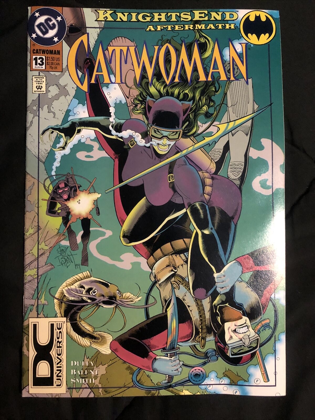 CATWOMAN # 13 DC COMICS August 1994 UNIVERSE LOGO VARIANT KNIGHTS END AFTERMATH