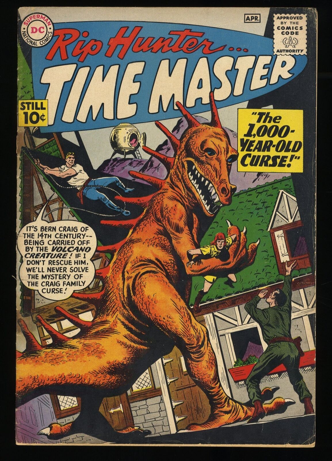 Rip Hunter... Time Master (1961) #1 VG- 3.5 DC Comics 1961