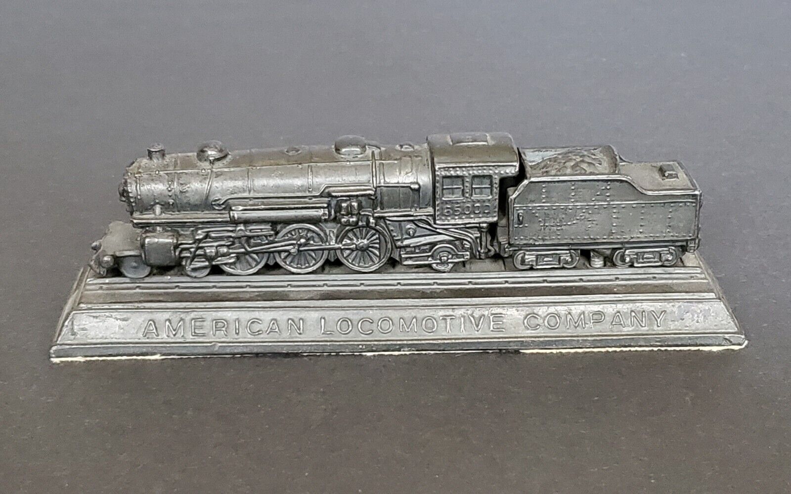 American Locomotive Company Van Gytenbeek Sales Inc NY 1928 Metallic Paperweight