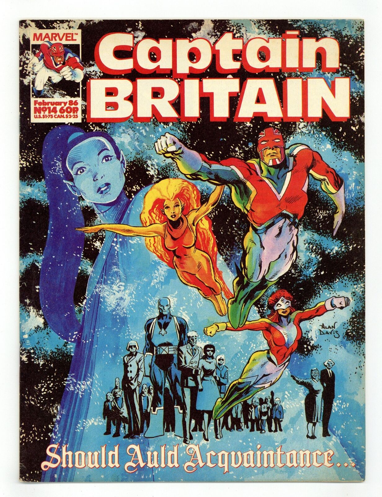 Captain Britain #14 FN- 5.5 1986