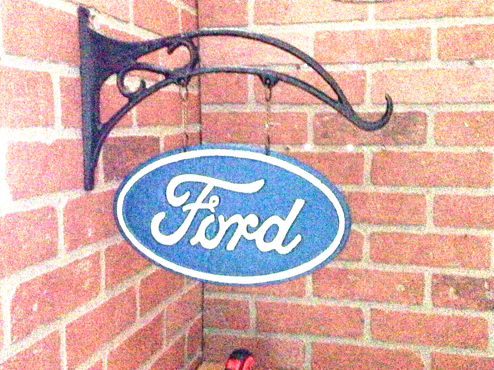 Vintage Style Hanging Cast Iron Ford Sign. Great for the Garage. A Great Gift