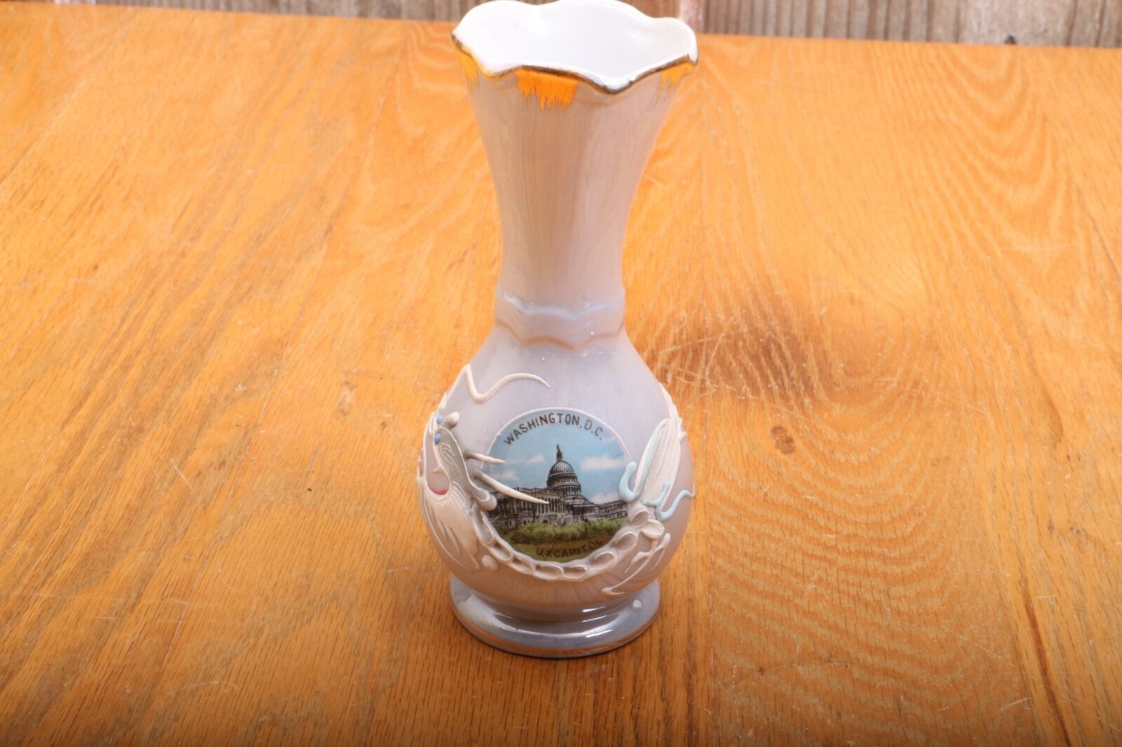 Washington DC Vase Capsco Made In Japan
